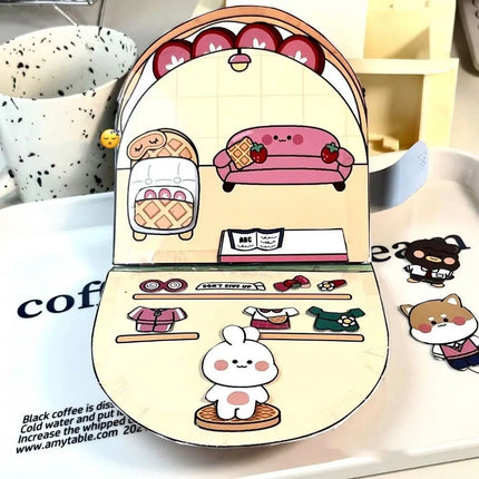 Quiet Book Creative Doudou Book Handmade DIY Children's Toys Development Hands on Ability Girl's Birthday Gifts