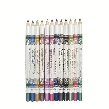 12 Colors Waterproof Lip Liner Set for Smooth and Precise Lip Contouring Long-Lasting Makeup and Bold Lip Definition