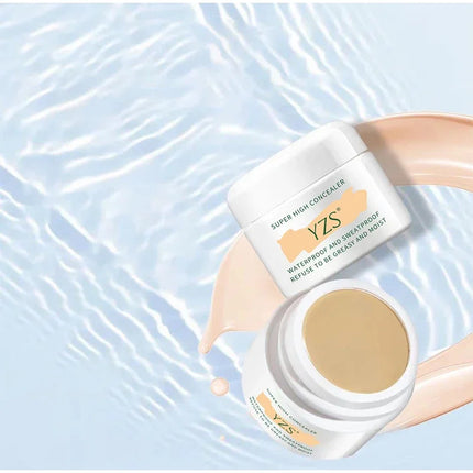Concealer Cream Waterproof Full Coverage Concealer for All Skin Tones Tattoos Scars Dark Circles Acne Spots Foundation Makeup