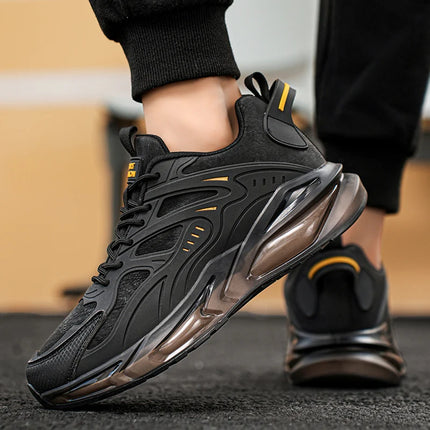 YRZL Men's Lightweight Running Shoes Breathable Mesh Walking Shoes Non Slip Comfortable Athletic Shoes for Men Sports Outdoor