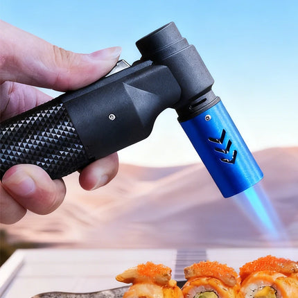 Honest Windproof Kitchen Cooking Spray Gun Torch Blue Flame Jet Gas Lighter Turbo Jewelry Welding Cigar Lighters