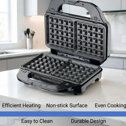 220V Mifanvers Multifunctional Breakfast Maker, Waffle Sandwich Pancake Electric Grill Machine for Home LYH