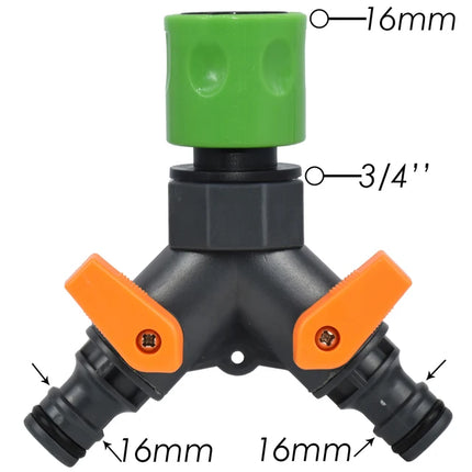 KESLA 1 3/4 1/2 inch Garden Water Hose Quick Connector Pipe Extension Coupler Fitting 25 20 16mm Repair Joint Irrigation System