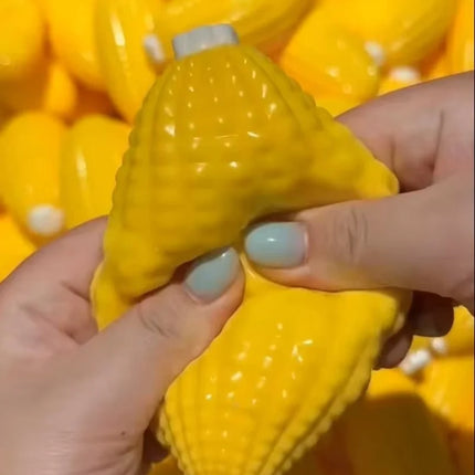 DIY Handmade Realistic Corn Slow Rebound Squishy, Super Soft Fidget with Inner Blocks Crisp Sound for Adult Stress Relief & Gif