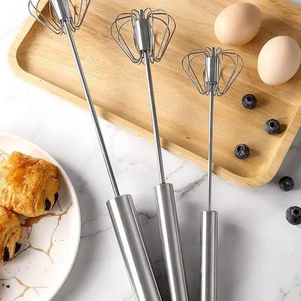 Semi Automatic Egg Beater Manual Rotating Cream Mixer Household Baking Tool Kitchen Gadget for Egg Blending Cake Mixing