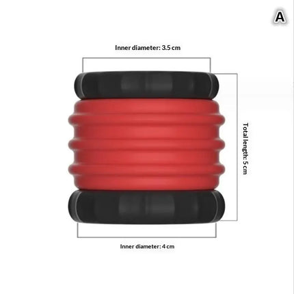 Male Penis Lock Cock Ring Set Enlargement Ball Stretcher Sex Toy For 18+ Erection Delay Time Ejaculation Penis Ring Big Man