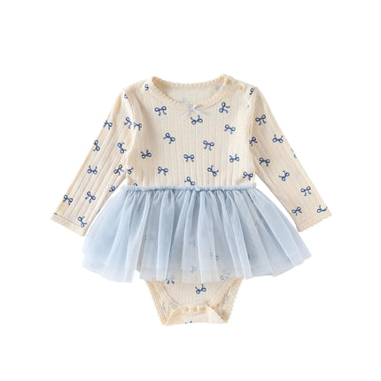 0-24M Newborn Kid Baby Girl Clothes Heart Print Baby Romper Long Sleeve 100% Cotton Jumpsuit Cute Sweet Princess Outfit