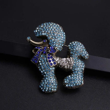 Baroque Luxury Beautiful Puppy Animal Design Brooch for Men and Women, JewelryAccessories, WeddingHolidayPartyCoupleSurpriseGift