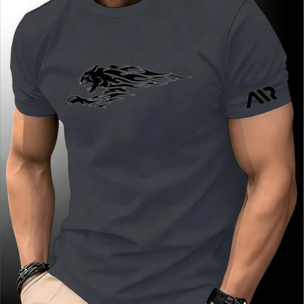 New Men’s Quick Dry Letter Short Sleeve Sport T Shirt Gym Jerseys Fitness Shirt Trainer Running T-Shirt Teenager Breathable