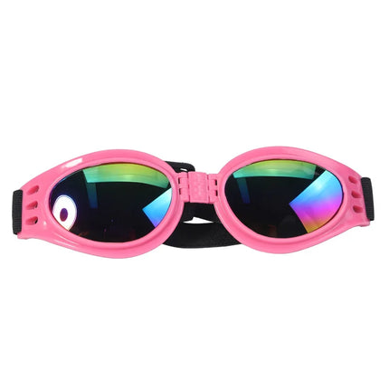 Pet Adjustable Dog Goggles Sunglasses Anti-UV Sun Glasses Eye Wear Protection Black Widely Used Dog Sunglasses Pet Dog Supplies