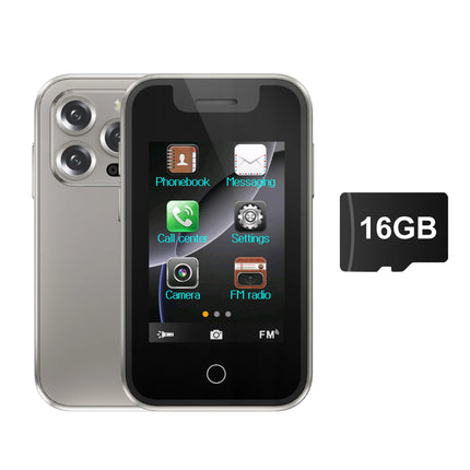 SERVO BM16 PRO Mini Mobile Phone 2.4" Touch Display Bluetooth Call Dual SIM Recorder Flashlight 2G GSM Portable Tiny Cellphones