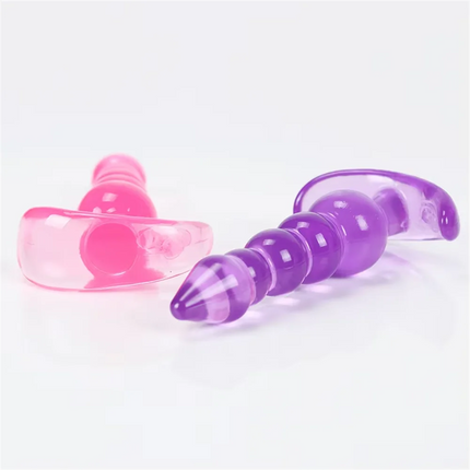 Butt Plug Dildo Butt Prostate Massage Unisex Sexy Stopper Soft Silicone Anal Plugs Beads Adult Sex Toy for Men Women Adult Games