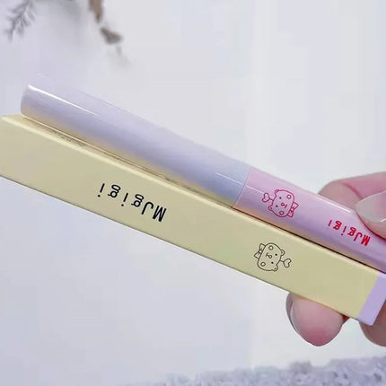 Silk Fiber Black Mascara Natural Curling Lengthens Ultra-Fine Eyelashes Women's Professional Waterproof Makeup Cosmetic Mascara