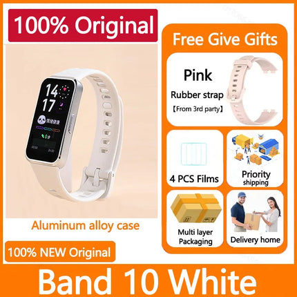 2025 New Original Huawei Band 10 Smartwatch,Compatible with IOS & Android,Sleep Tracking,Health monitor,14 days battery life,