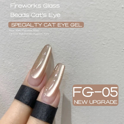 MIANEL 12ML 2026 New Tyndall Cat Eye Gel Nail Polish Flash Whitening Small Light Bulb Crystal Nail Polish Pink Nails 1-5pcs