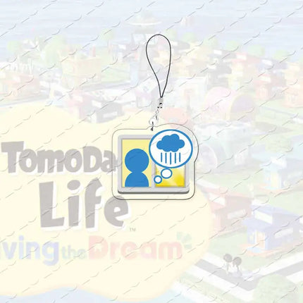 Acrylic Hot Video Game Tomodachi Life Small Pendant Phone Chain Window Mobile Phone Charms Fans Gamers Gifts