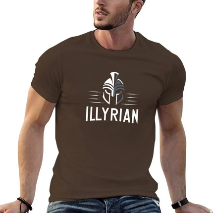 Illyrian Themed Logo III T-Shirt animal print for boys heavyweights big and tall t shirts for men