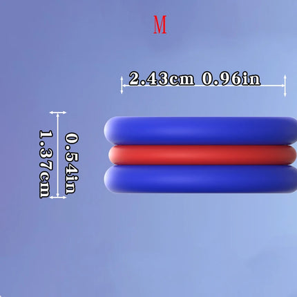 2 in 1 Penis Ring Ball Stretcher Scrotum Lock Cock Lasting Erection Extender Chastity Cock Cage For Man 18 Cock Ring Sex Toys