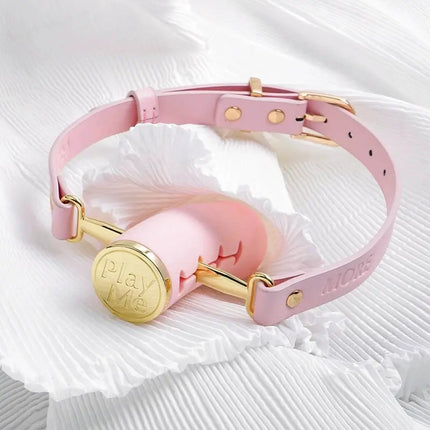 Bondage Deep Throat Mouth Plug Leather Adjusting Mouth Ball Simulation Dildo Bdsm Mouth Gag Sex Toys Flirt Sex Tools For Female