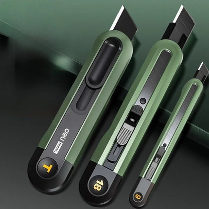 Mini Stretch Utility Tool Paper Cutters Carbon Steel Pocket Tool with Safety Lock Handicraft DIY Sharp Pocket Knife Tool