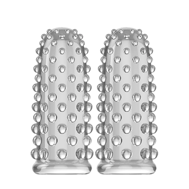 Finger Condom, Cock Ring & Penis Head Sleeve Set - Clitoris Massager, Reusable Multi-Function Adult Sex Toys for Couples