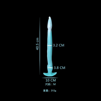 Eel Tentacle Anal Plug Super Long Anal Plug Soft Liquid Silicone Anal Dilator Women's Men's Anal Massage Adult Products