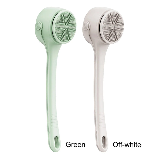 Electric Back Scrubber for Shower 2-Speed Adjustment Long Handle Power Body Scrubber Type-C Rechargeable for Sensitive Skin