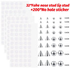 Round Sharp -4set / Earrings / Ears|Ball