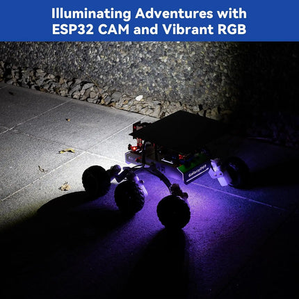 SunFounder GalaxyRVR Mars Rover STEM Kit for Arduino, Compatible with Uno R3, Rocker-Bogie Suspension,Scratch,C,Camera, FPV