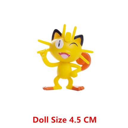 Pokemon Anime Figure Pikachu Eevee Charizard Mewtwo Cartoons Figure Collection Model Pocket Monster Action Toys Birthday Gift