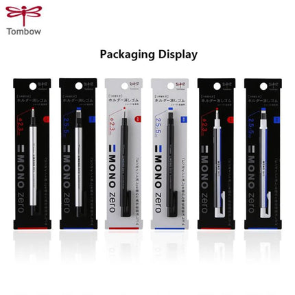 Tombow Precision Refillable Eraser Pen for Artists Japanese Metal Tip 50mm Hard Eraser Core Anti-Break 0.7mm Fixed Lead Supplies