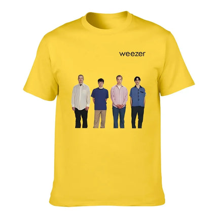 Weezer 1994 album band print T-shirt men's summer hip-hop street casual loose T-shirt oversized O-neck short-sleeved top