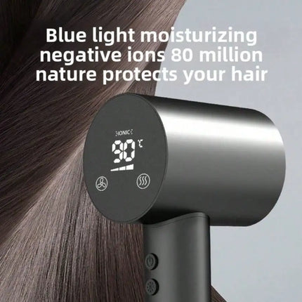 Professional Salon Ionic Hair Dryer, Touch Screen High Power Low Noise Fast Drying Blow Dryer For Barbers & Home Use
