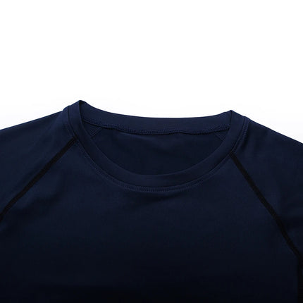 Compression T Shirt Men Summer Sportswear Running T-shirt Elastic Quick Dry Sport Tops Tee Athletic Gym Workout Shirts Men