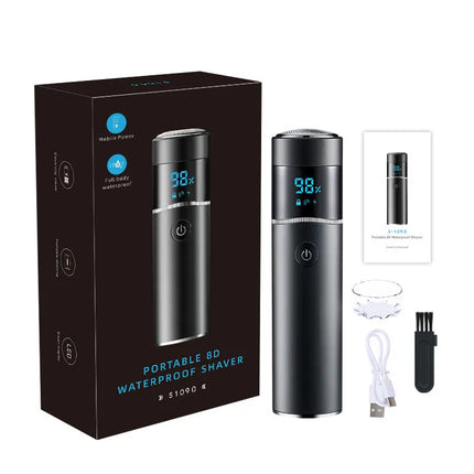Portable Mini Men's Electric Shaver IPX7 Waterproof Razor Beard Trimmer for Travel and car Portable Shaving Machine