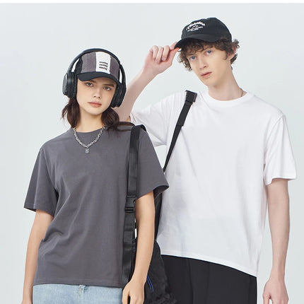 Good Mental State Pure Cotton Short Sleeved t-shirt For Men Women 2024 Summer New Tee Clothes Loose Casual Cartoon Oversized Top