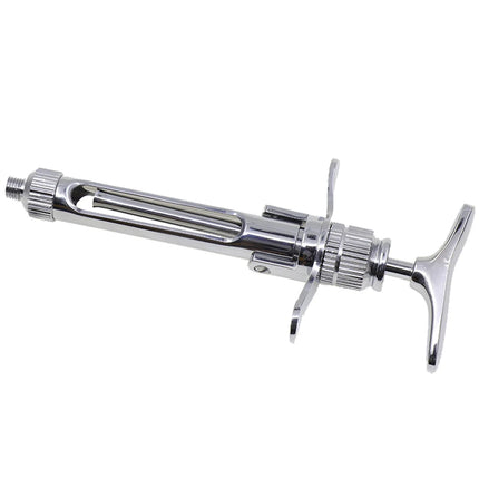 Dental Surgery Anesthesia Syringe Stainless Steel Aspirating Gun Syringe Dentist Surgical Injection Suction Instrument