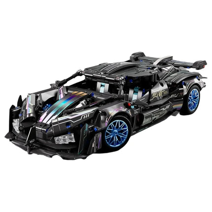 1:14 Building block racing DIY sports car building block toys Assemble brick car toys for children's birthday and Christmas gift