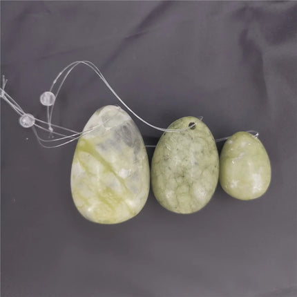 Natural Jade Egg Kegel Women Pelvic Floor Muscle Kegel Exercise Yoni Egg Massage ball Tightening Vaginal Ben Wa Ball Kegel Egg