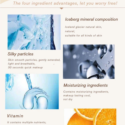 Korea 5ml Glow BB Cream Hyaluronic Acid Ampoule Kit Facial Repair Foundation Cream Moisturizing Rejuvenation Beauty Skin Care