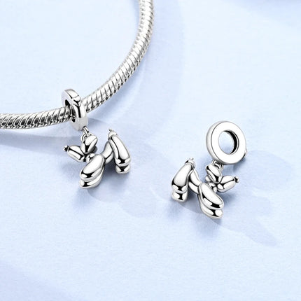 Hot Sale 925 Sterling Silver Puppy Beads & Teddy & Golden Retriever Dangle Charm Fits Bracelet Beloved Pet Pendant Gifts