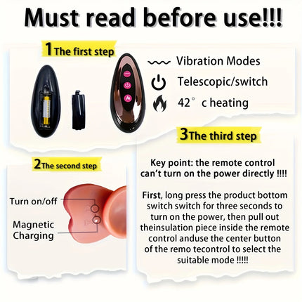 Realistic Dildo Telescopic Vibrator Artificial Penis Female Masturbation G-spot Vaginal Massager Big Dick Sex Toys For Women 18+