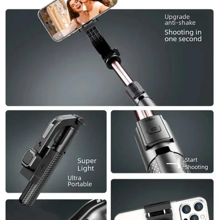 FGCLSY Bluetooth Handheld Gimbal Stabilizer Mobile Phone Selfie Stick Aluminum Alloy Adjustable Tripod for Smartphone Live