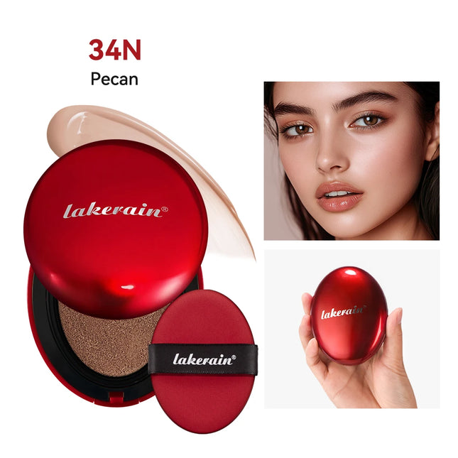 Sunscreen Cushion Foundation Fit Cushion Foundation Full Coverage Waterproof Long-lasting Concealer Long-lasting Korean Makeup
