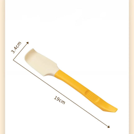 Silicone Jam Spatula with Can Opener End Multi Purpose Spreaders for Jar Peanut Butter Jelly Chocolate Spreader Mixing Scraper