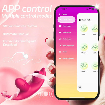 Portable Waterproof Silicone Massager for Women G-Spot Vaginal Anal Vibrator Powerful Underwear Adult Toy Bedroom Gift