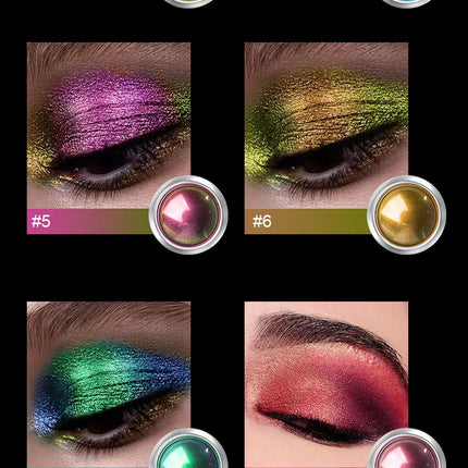 High-Pigmented MultiChrome Eyeshadow Powder MultiChrome Shifting Pigments Duochrome Chameleon Eyeshadow Infinite Chrome Powder