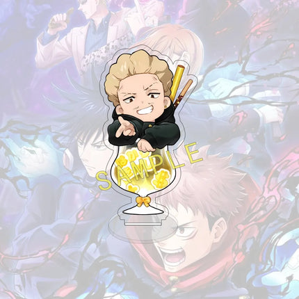 Anime JUJUTSU KAISEN 10CM Acrylic Cute Character Yuta Okkotsu Standing Model Desktop Decoration Fan Gift Keychain