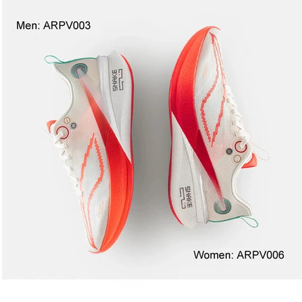 Li-Ning Men's RED HARE 8 PRO Racing Running Shoes BOOM FIBER Cushion Stable Sport Shoes Anti-Slip Wearable Sneakers ARPV003