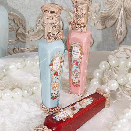 Flower Knows Strawberry Rococo Series Cloud Lip Cream Lip Gloss Long Lasting Velvet Lip Tint Lipstick for Women Cosmetic